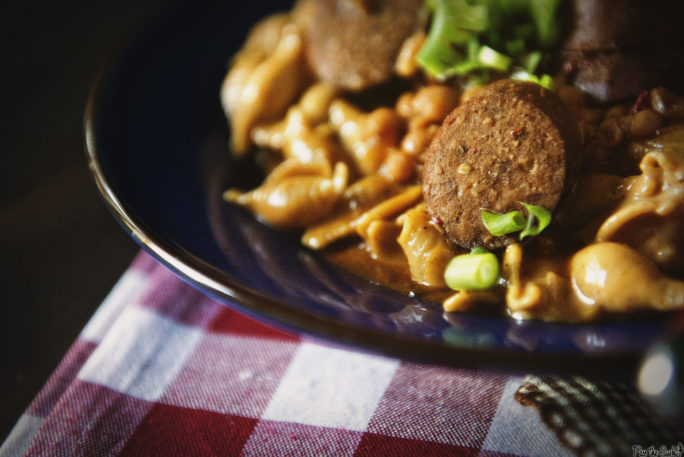 Simple Slow Cooker Smoked Sausage Chili | Kita Roberts GirlCarnivore.com