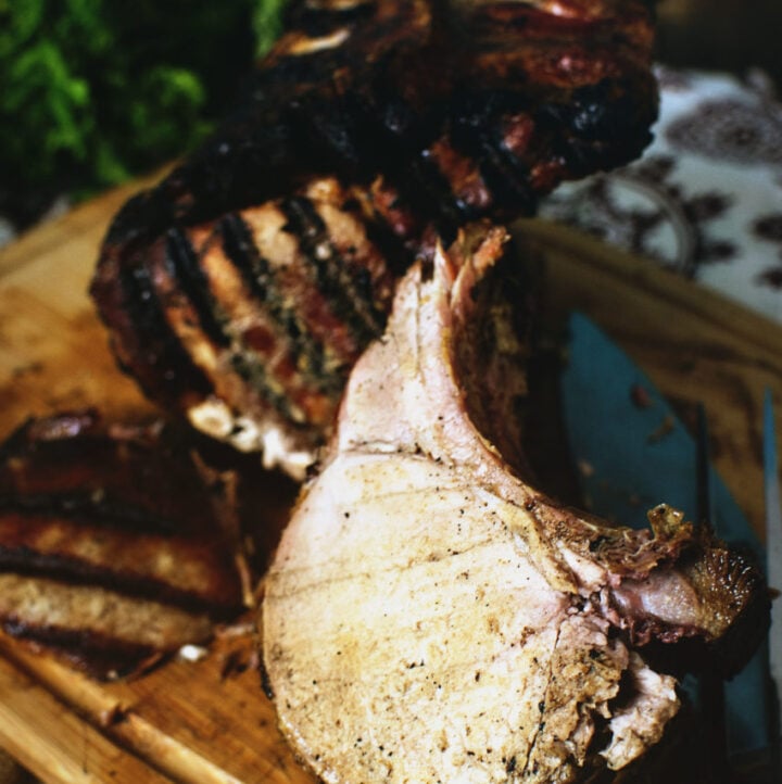 Charcoal Grilled Pork Roast Recipe | GirlCarnivore.com