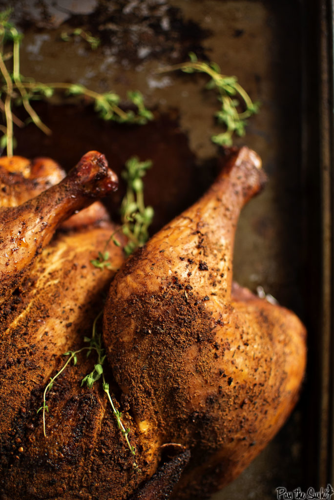 Smoked Spatchcocked Chicken | Kita Roberts GirlCarnivore.com