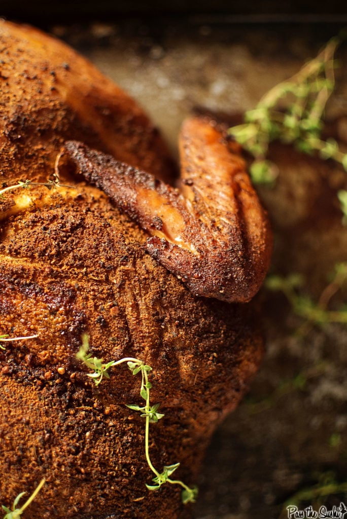 Smoked Spatchcocked Chicken | Kita Roberts GirlCarnivore.com