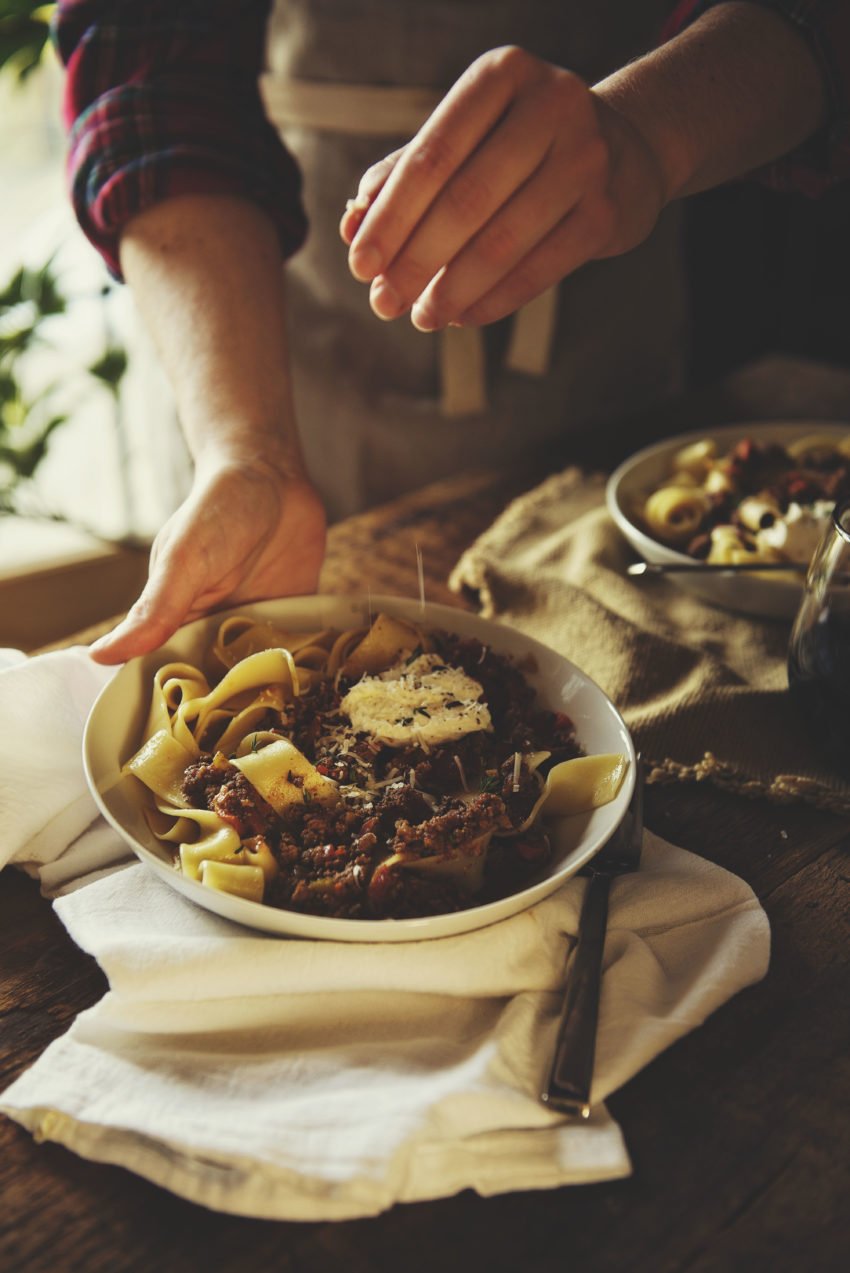 Savory Lamb Ragu with Pappardelle Pasta | Kita Roberts GirlCarnivore.com