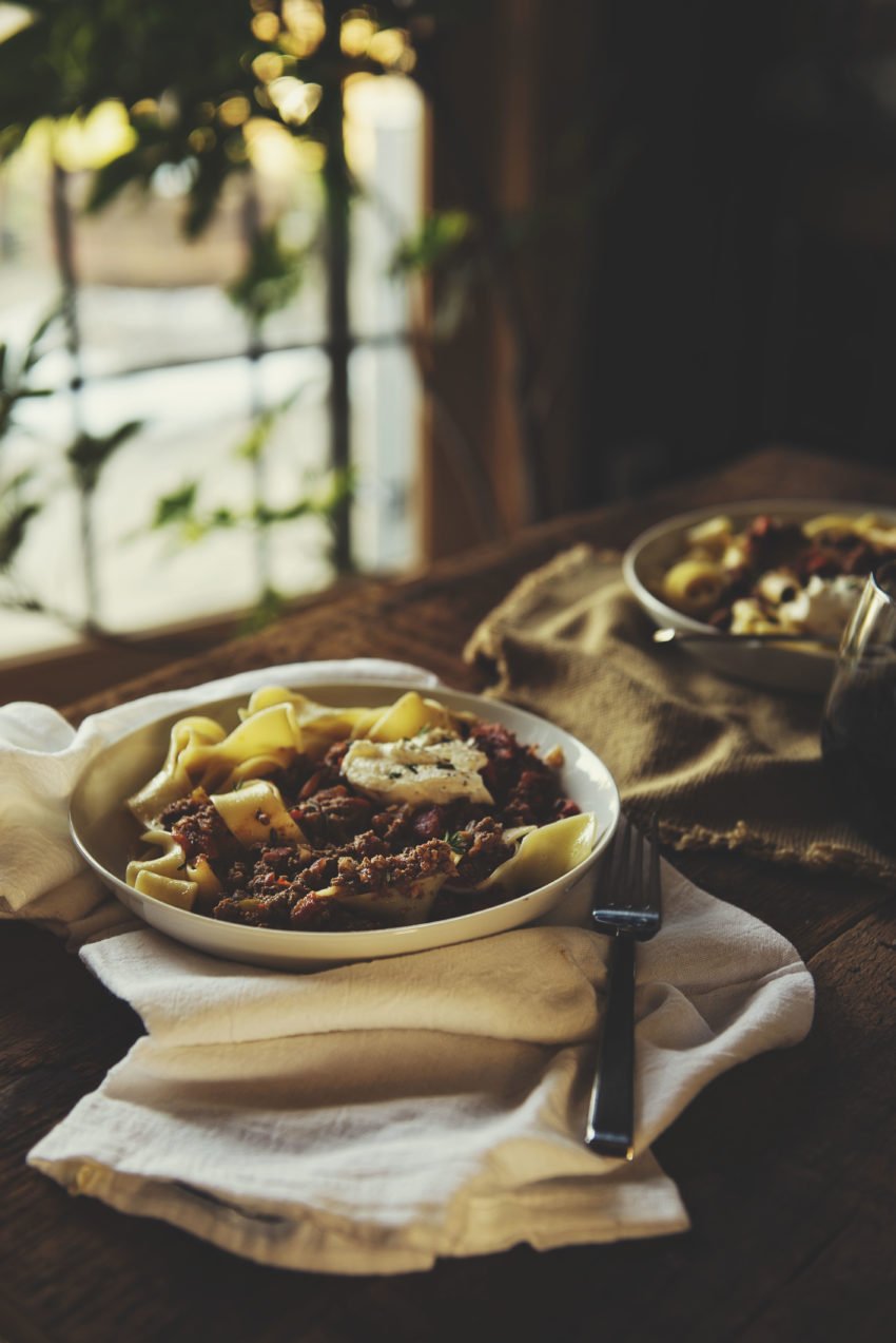 Savory Lamb Ragu with Pappardelle Pasta | Kita Roberts GirlCarnivore.com