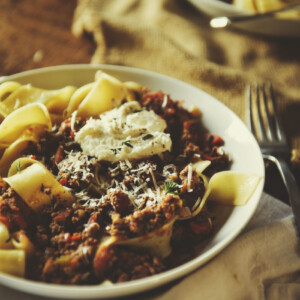 Savory Lamb Ragu with Pappardelle Pasta | Kita Roberts GirlCarnivore.com