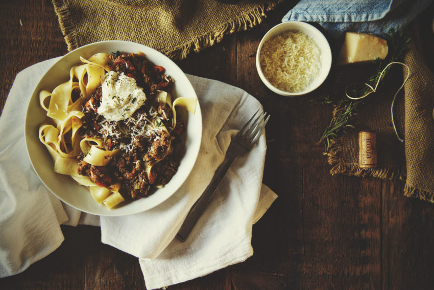 Savory Lamb Ragu with Pappardelle Pasta | Kita Roberts GirlCarnivore.com