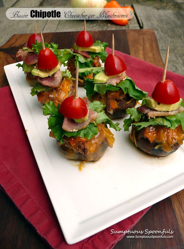 10 Bacon-Chipotle-Cheeseburger-Stuffed-Mushrooms Smptuousspoonfuls