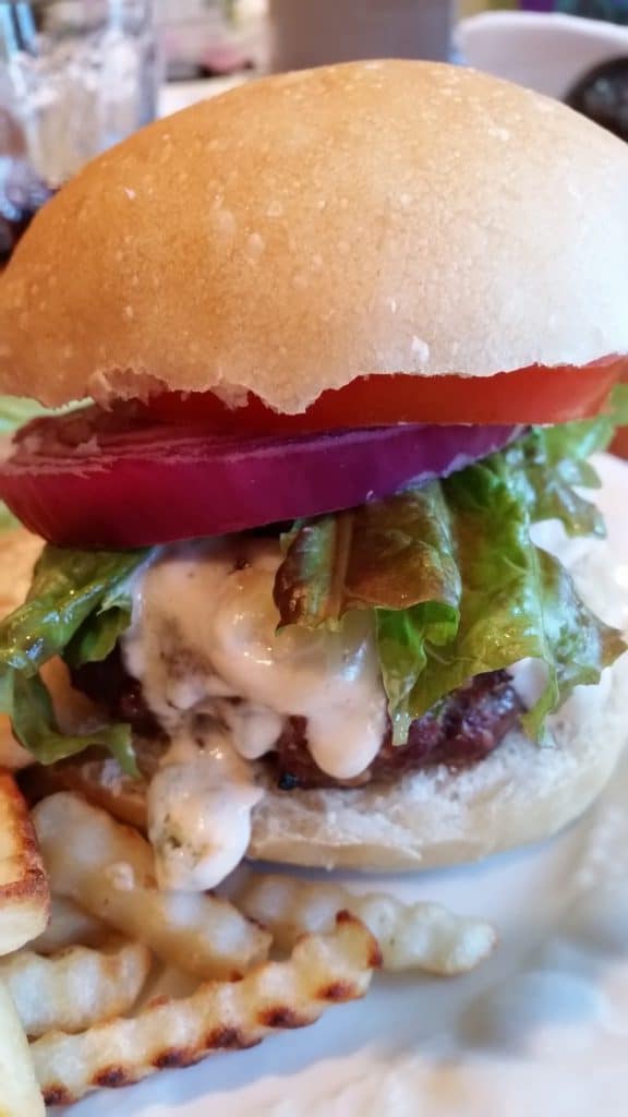 11 Buffalo Blue CHeese Burger - Moore or Less Cooking