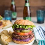 23 Grilled Bison Burgers Pineapple and Coconut