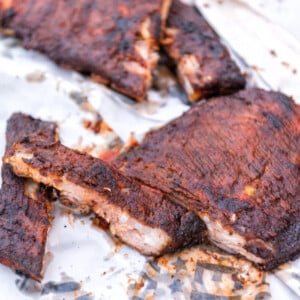 Hickory Smoked Pork Ribs with Paleo BBQ Sauce | Kita Roberts GirlCarnivore.com