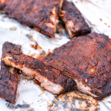 Hickory Smoked Pork Ribs with Paleo BBQ Sauce | Kita Roberts GirlCarnivore.com