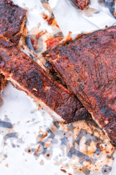 Hickory Smoked Pork Ribs with Paleo BBQ Sauce | Kita Roberts GirlCarnivore.com