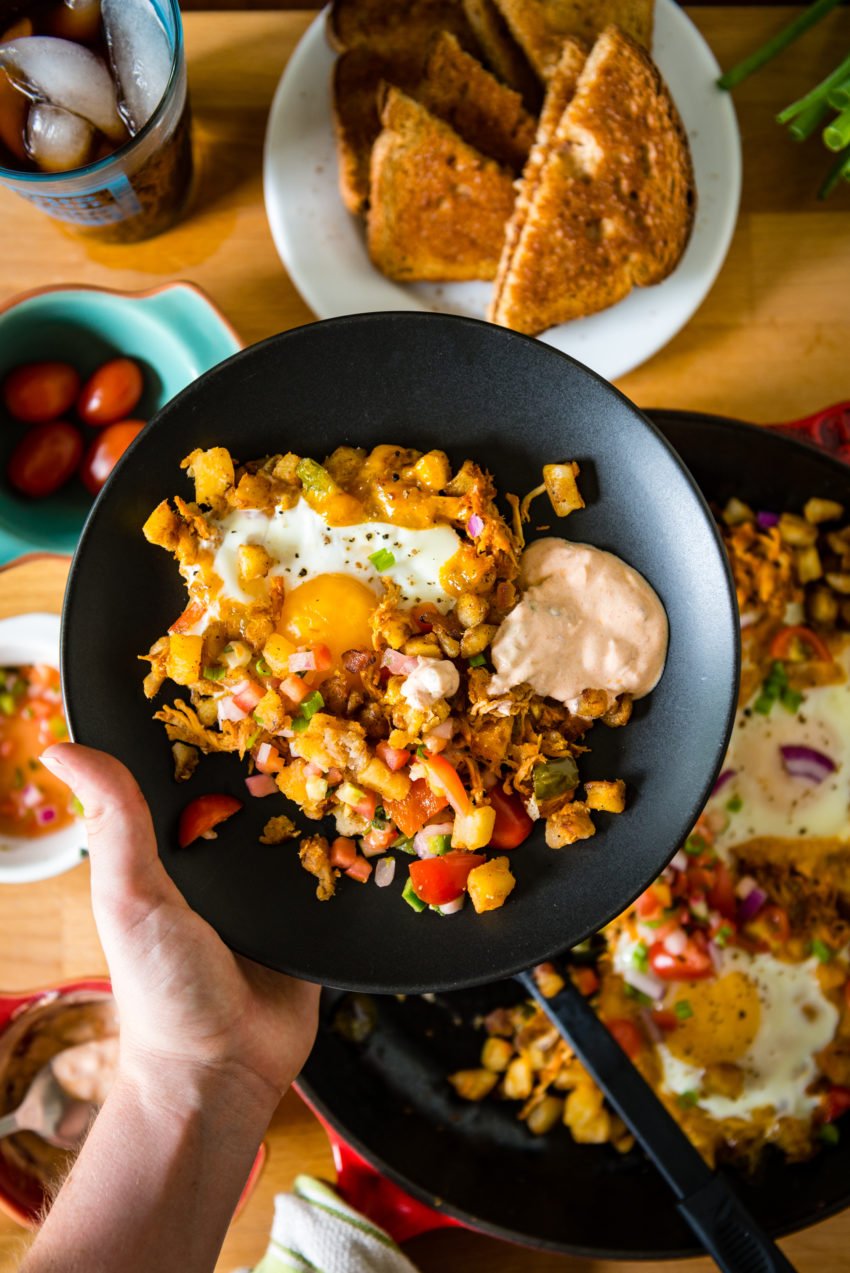 Spicy Chipotle Breakfast Hash | Kita Roberts GirlCarnivore.com