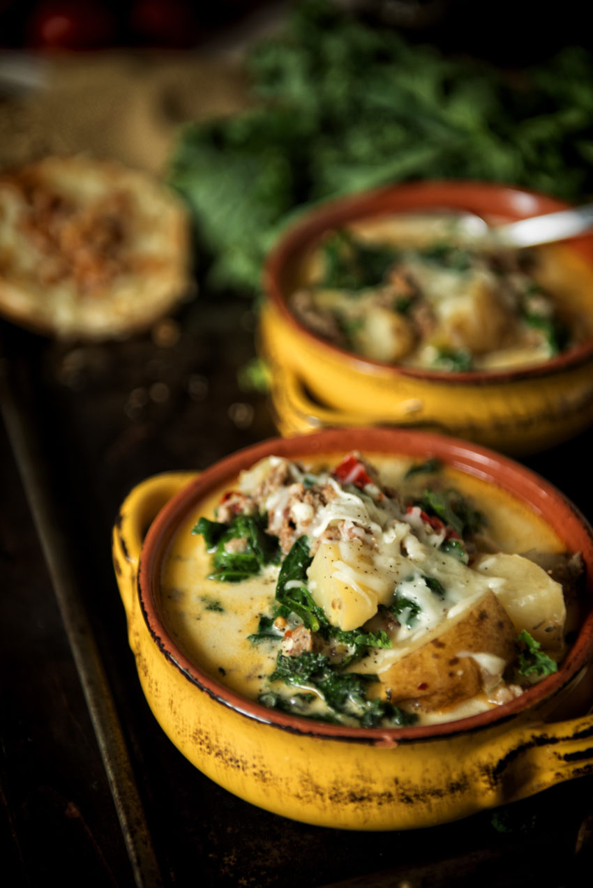 Copycat Slow Cooker Zuppa Toscana | Kita Roberts GirlCarnivore.com