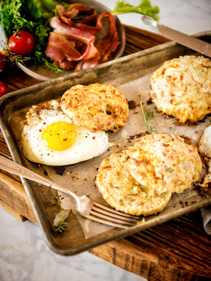 Herb And Bacon Cottage Cheese Biscuits Girl Carnivore
