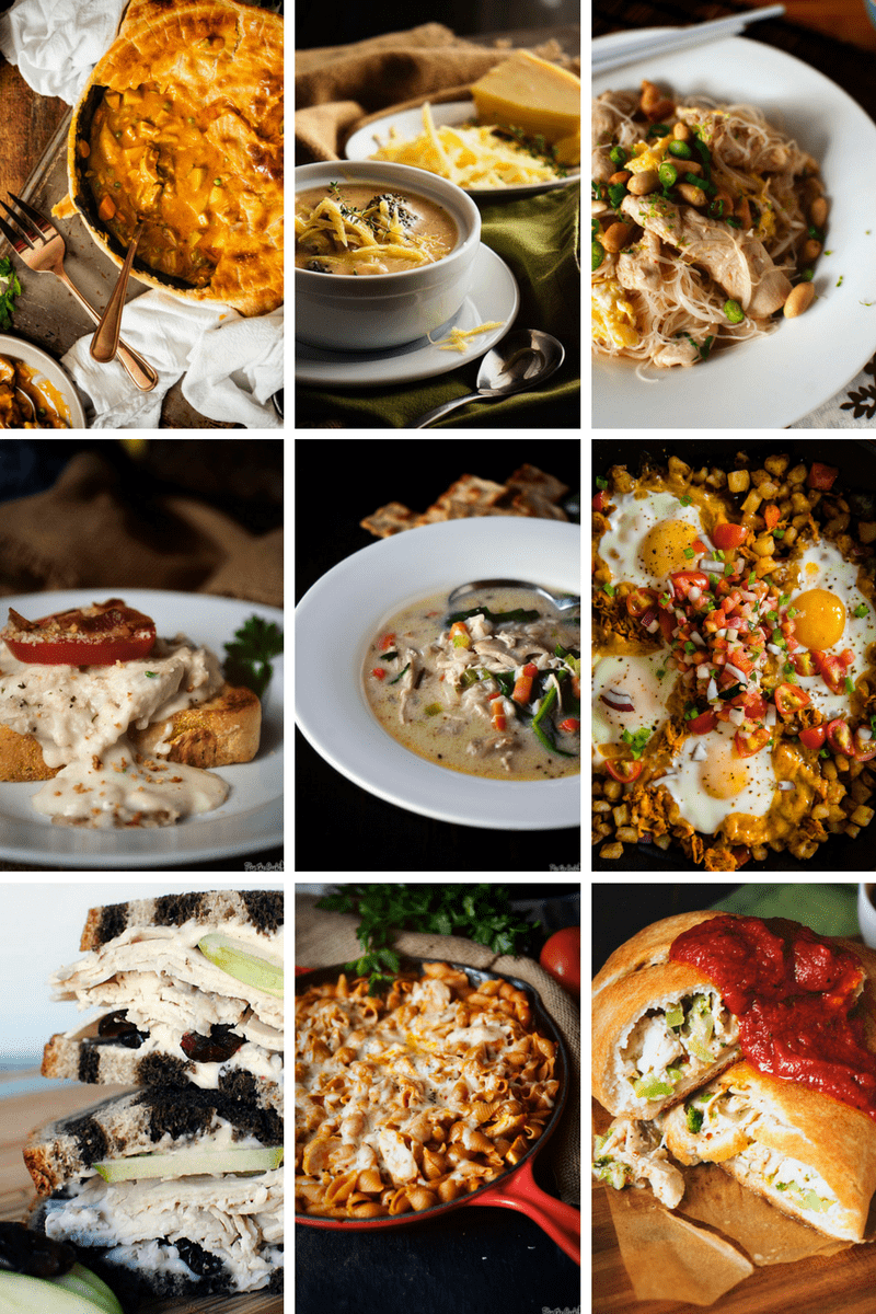 Leftover Thanksgiving Turkey? Here's a round up of some seriously awesome recipes to use it all up! 