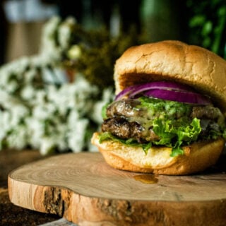 Argentinian Chimichurri Butter Burger | Kita Roberts GirlCarnivore.com