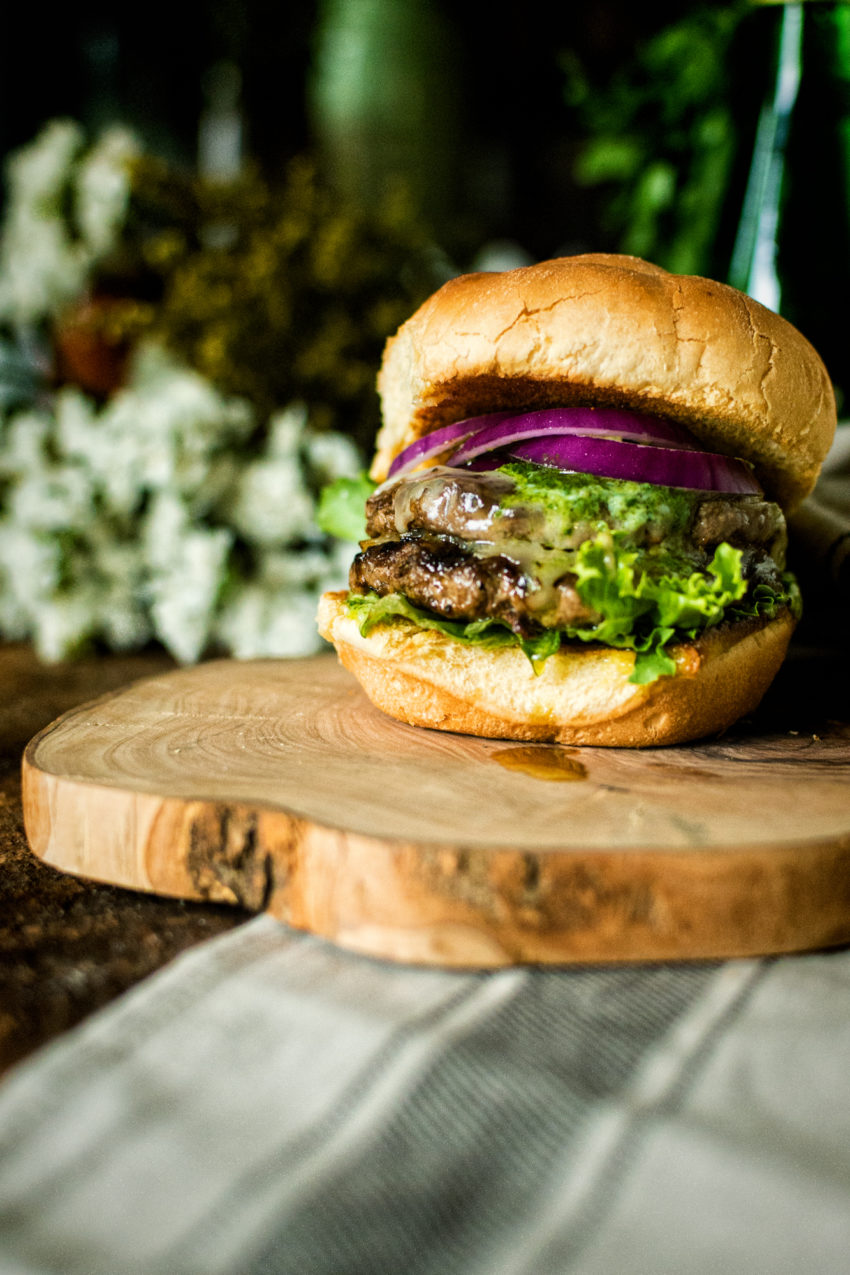 Argentine Chimichurri Burger - Beef Recipes - LGCM