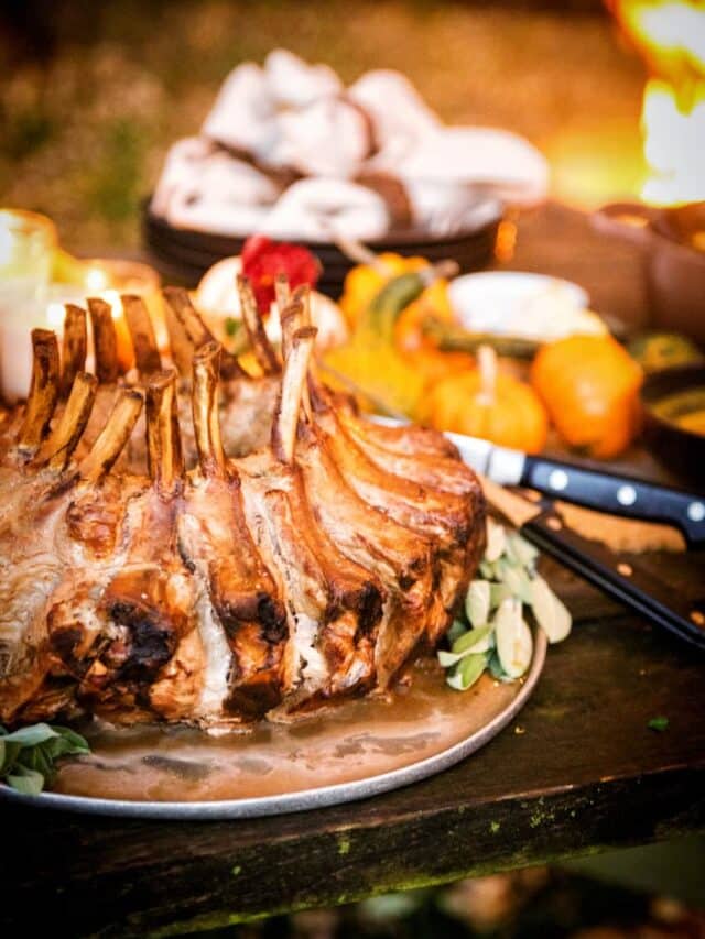 Smoked Pork Crown Roast with a Sage Pan Gravy Story Girl Carnivore