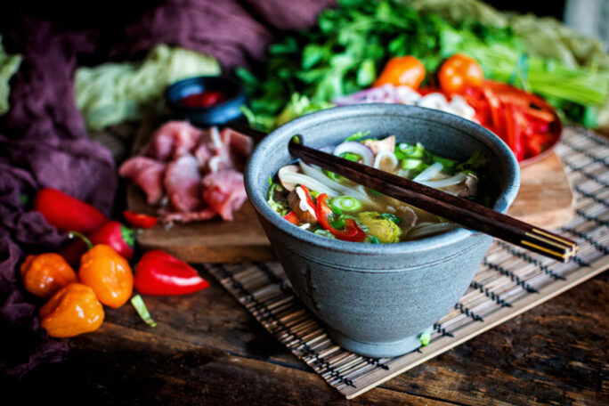 bone broth beef pho