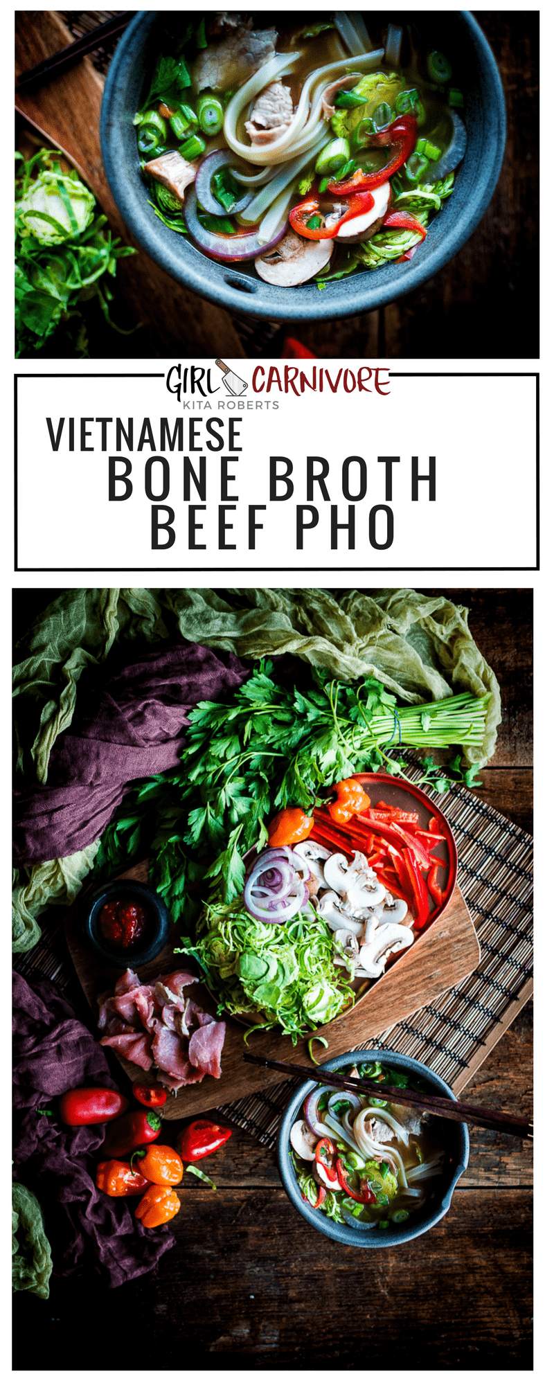 Vietnamese Bone Broth Beef Pho