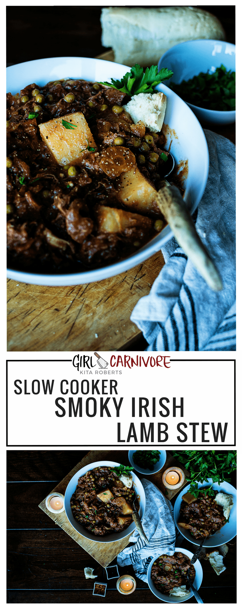 Slow Cooker Smoky Irish Lamb Stew