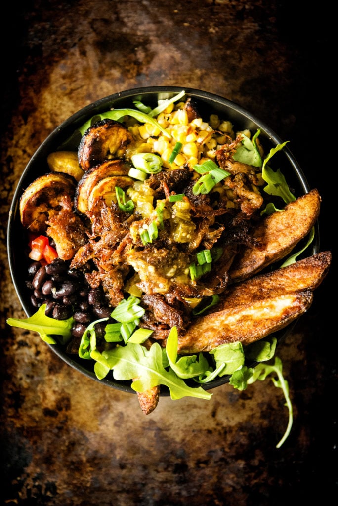 Leftover Carnitas Latin Potato Power Bowl | Kita Roberts GirlCarnivore.com