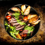 Grilled Chimichurri Steak Potato Power Bowl | Kita Roberts GirlCarnivore.com