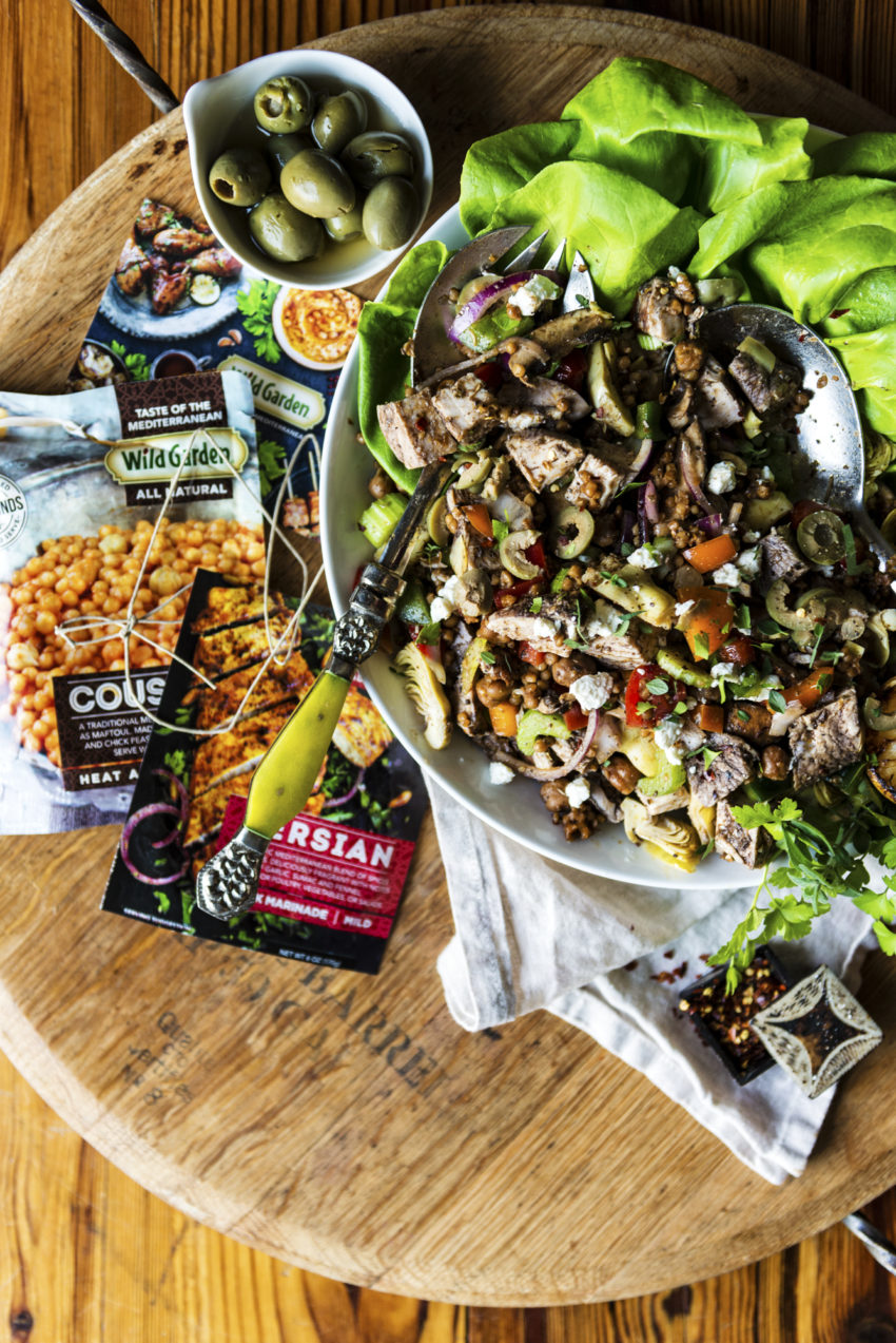 Mediterranean Grilled Chicken Salad | Kita Roberts GirlCarnivore.com