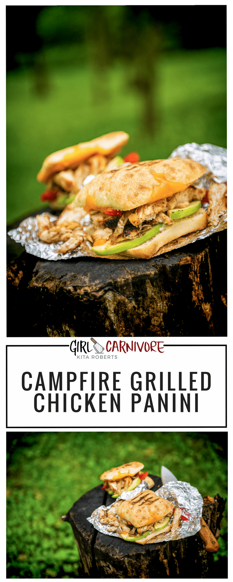 Campfire Grilled Chicken Panini