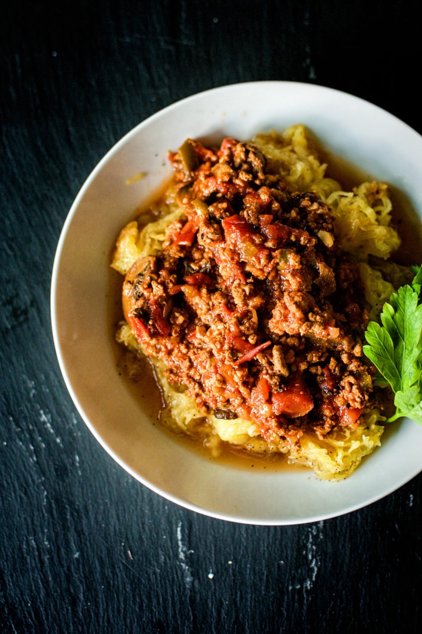 Paleo Slow Cooker Bolognese Sauce | Kita Roberts GirlCarnivore.com