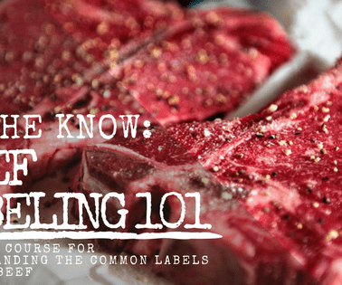Beef labeling 101 for meat labels.
