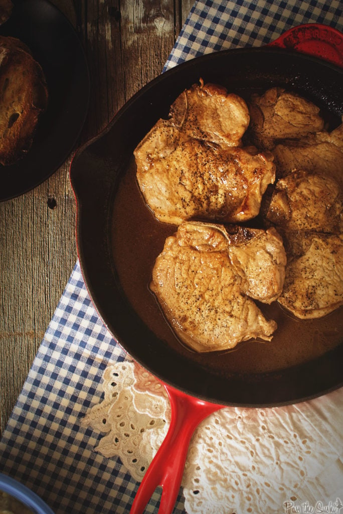 Tennessee Whiskey Pork Chops | Kita Roberts GirlCarnivore.com