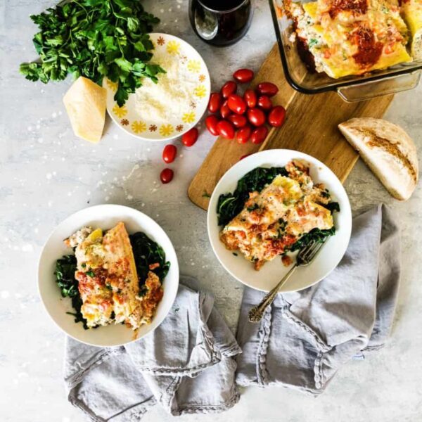 Veal stuffed Manicotti Florentine Girl Carnivore