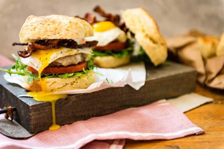 New England Maple Brunch Burger Recipe