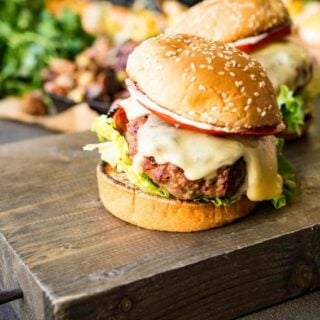 Veal Saltinbocca Burgers - Kita Roberts GirlCarnivore