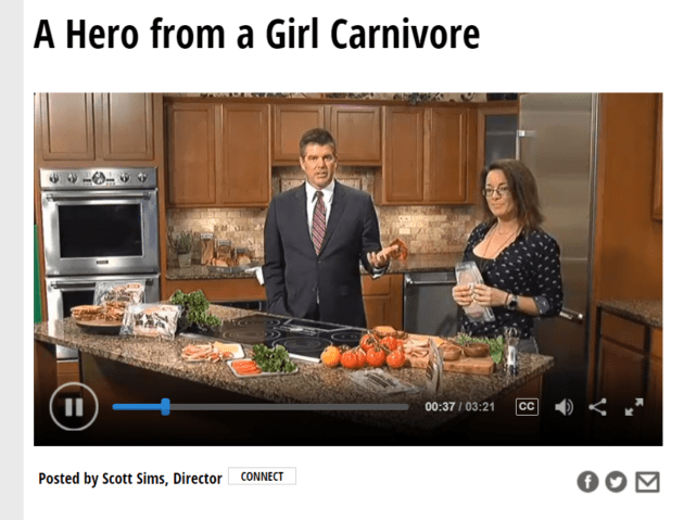 Girl Carnivore on Fox 19 
