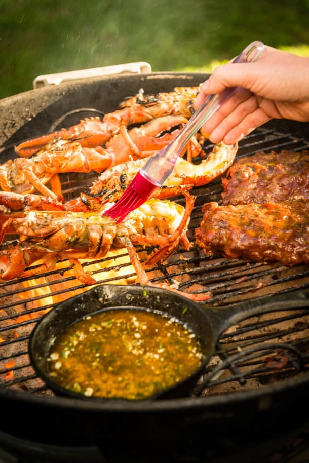 Grilled Lobster With Zesty Butter Sauce Girl Carnivore 