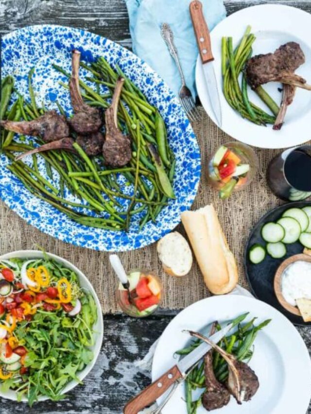 CharGrilled Lamb Chops with Ramp Compound Butter Story Girl Carnivore