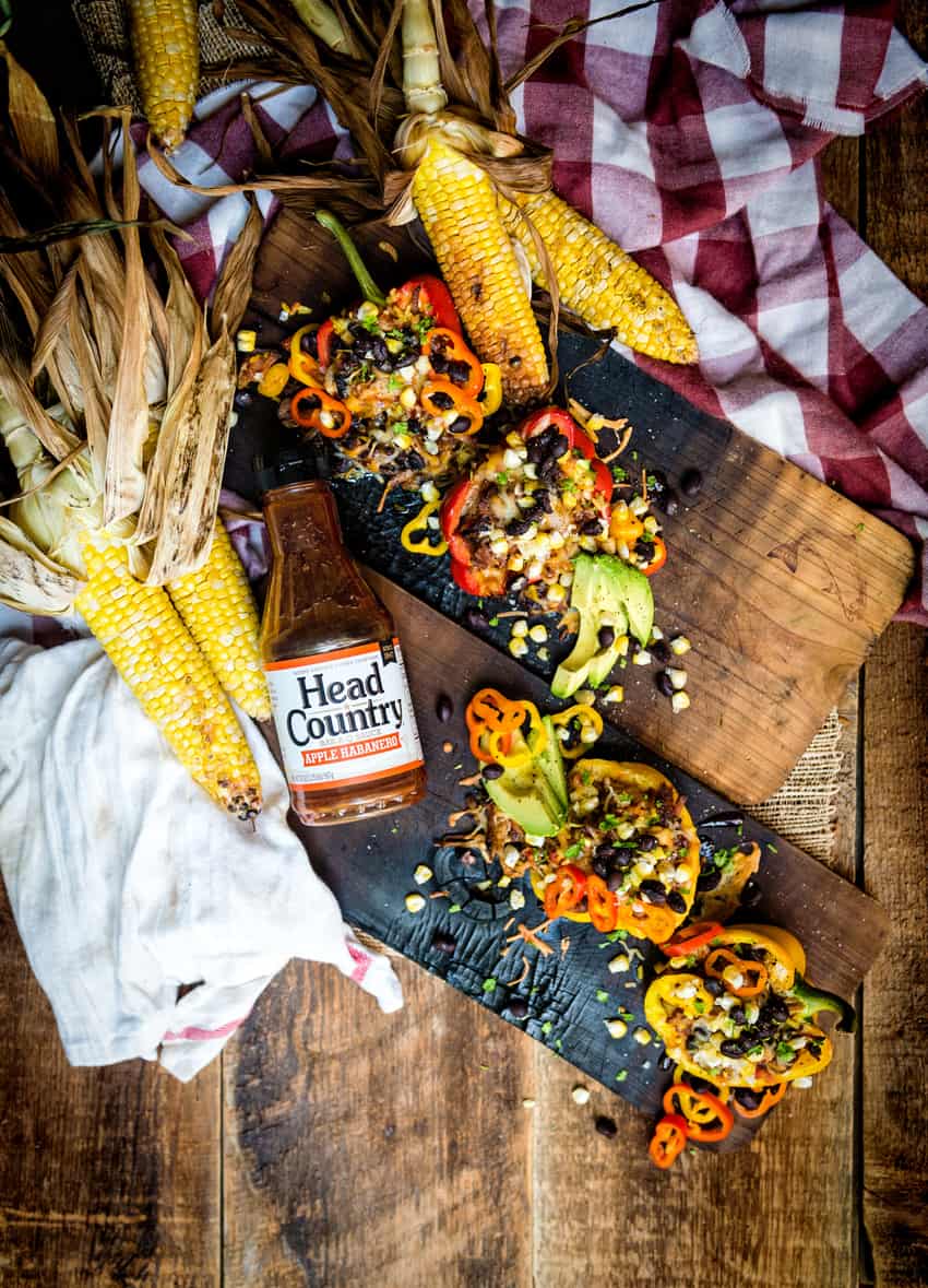 Smoked Pulled Pork Stuffed Peppers Recipe GirlCarnivore--11