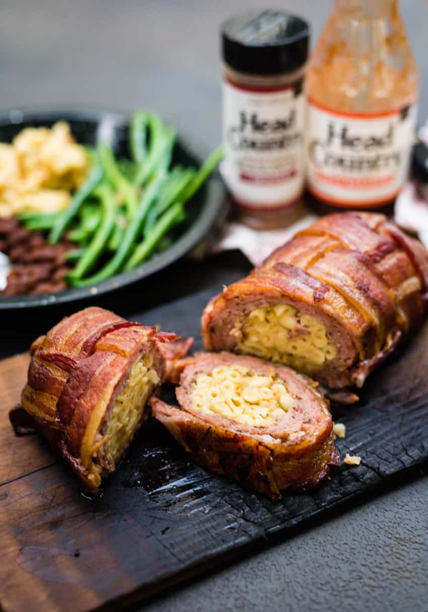 Smoked Bacon Wrapped BBQ Fatty Recipe | GirlCarnivore.com