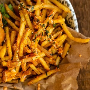 Every truck in Oahu has a spin on street fries. This beef tallow furikake fries recipe is my take on the best street food you can get and bring back to the Mainland.