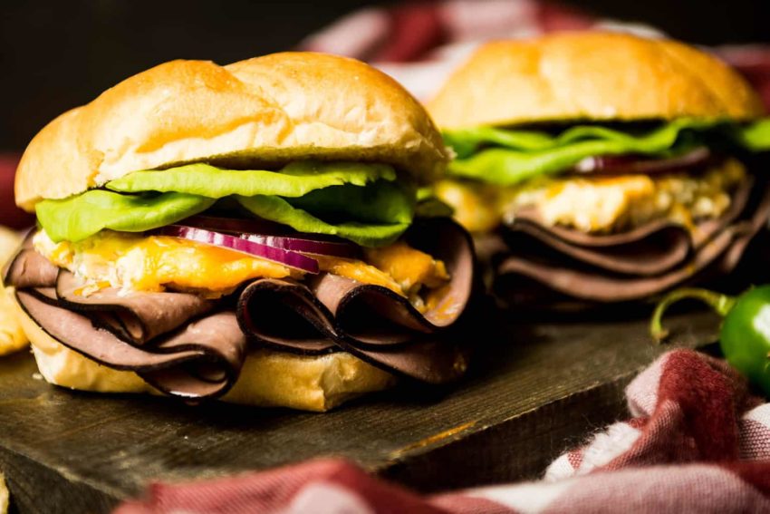 Jalapeno Popper Roast Beef Melts Recipe