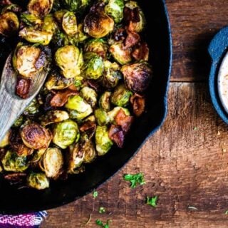 BBQ Smoked Brussels Sprouts with Bacon Recipe-1043