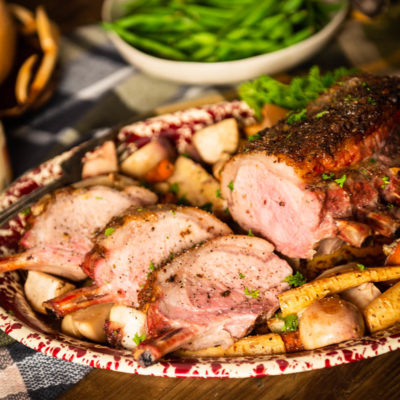 Oven Roasted Rack of Pork Kurobuta Pork Kita Roberts GirlCarnivore