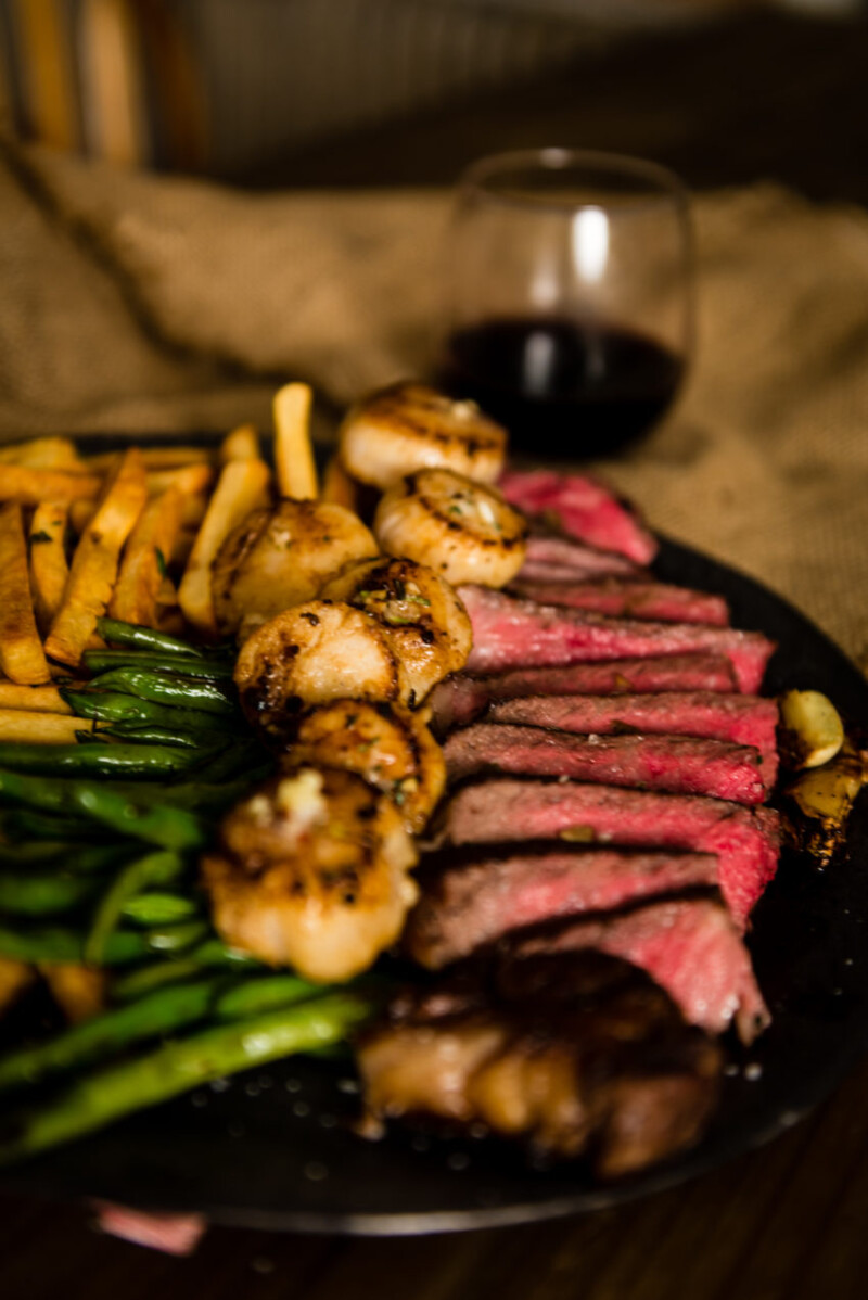 Pan Seared New York Strip Steak and Scallops Girl Carnivore