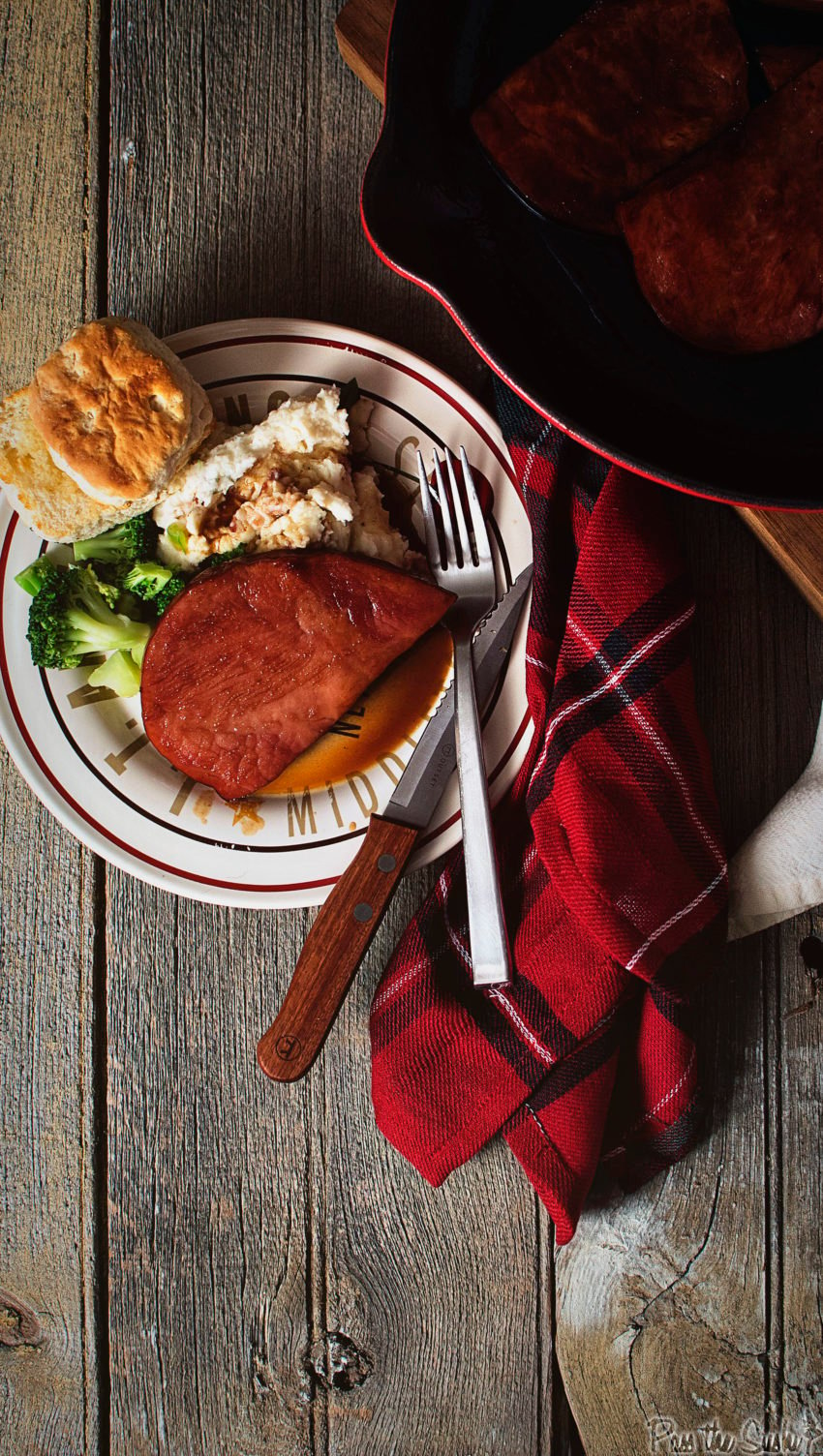 Southern Cola Ham Steak | Kita Roberts GirlCarnivore.com