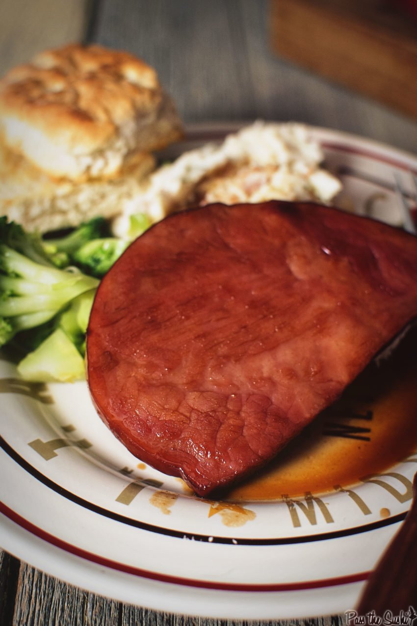 Glazed Ham Steaks - Spend With Pennies