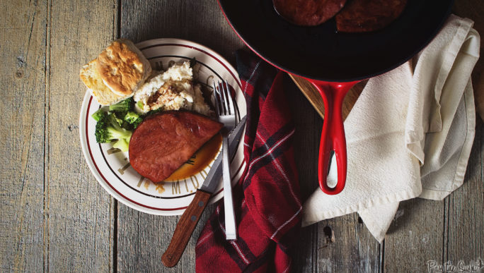 Southern Cola Ham Steak | Kita Roberts GirlCarnivore.com