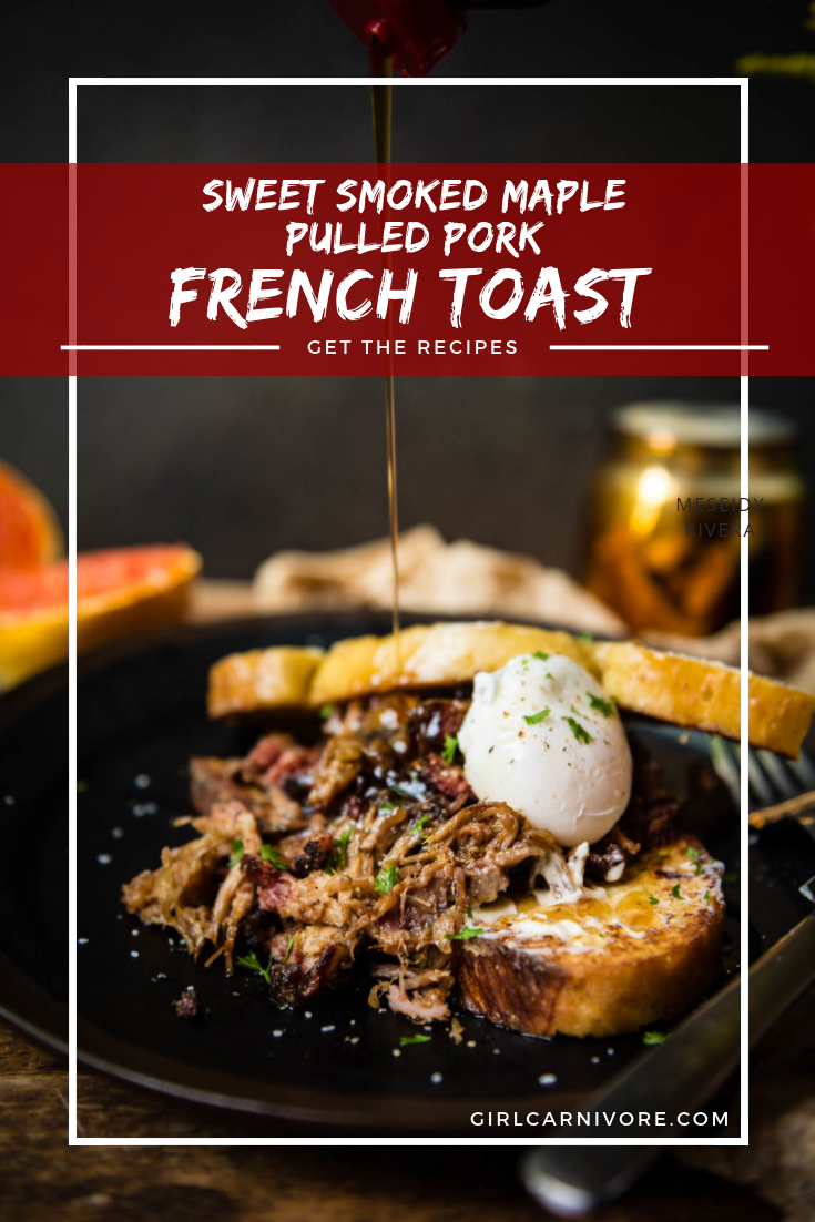 use smoked maple pulled pork to create a crazy delicious french toast recipe for your next brunch!