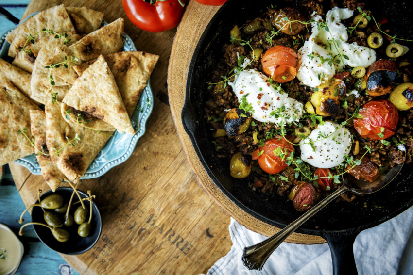 Tumeric Ground Lamb and Eggs Recipe | Kita Roberts GirlCarnivore.com