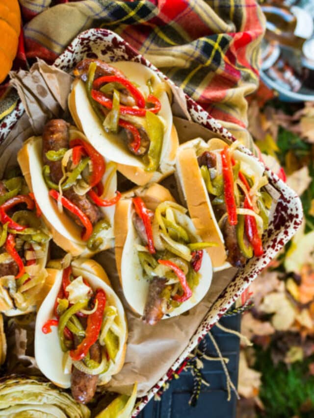 Sheet Pan Beer Braised Brats and Cabbage Story Girl Carnivore